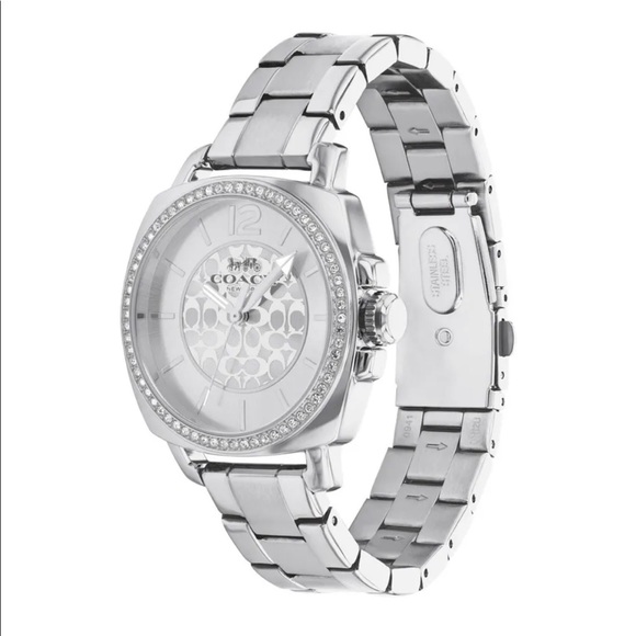 New Coach Boyfriend Women's 34mm Stainless Steel Watch 14503140. - Picture 2 of 4